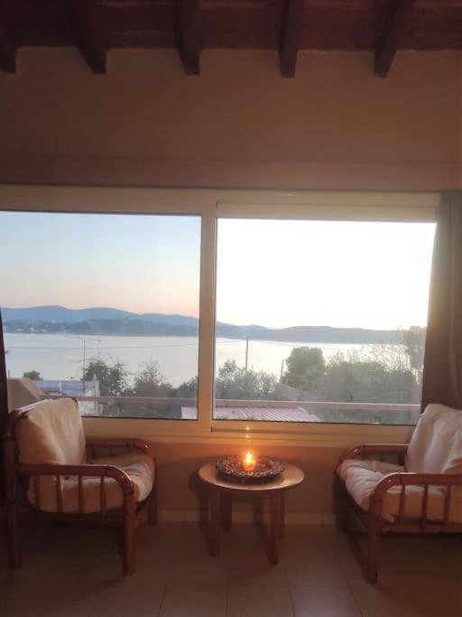 Penthouse Studio Next To The Sea 萨拉米斯 外观 照片